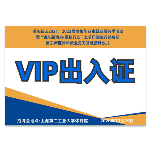 VIP出入证模版