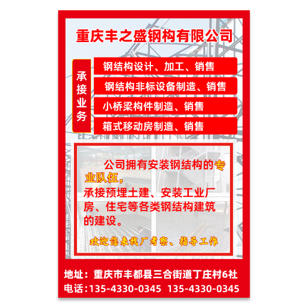 钢铁钢结构钢材海报模版