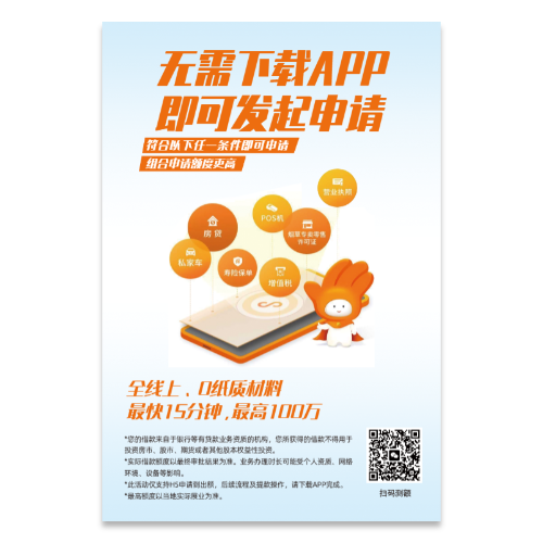 银行信用卡贷款借款海报模版